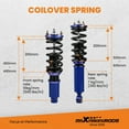 thumbnail image 3 of Maxpeedingrods4x Coilovers Suspension Springs Strut Kits For Honda CR-V 1996-2001 Adj. Height, 3 of 8