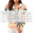 thumbnail image 3 of Uaswgudfs Women's Summer Hooded Zip-Up Sun Protection Jacket with Thumbholes, Tropical Palm Tree Print Casual Beach UPF 50+ Uv-Protective Lightweight Windbreaker for Outdoor Hiking Vacation, 3 of 5