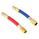 thumbnail image 5 of Juego de 8 adaptadores de manguera de conversión para aire acondicionado de coche, refrigeración, R134A, R12, conector de acoplamiento rápido, extractor y montaje rápido., 5 of 7