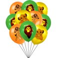 thumbnail image 3 of Decoraciones de cumpleaños de El Rey León de Disney, globo de látex de 12 pulgadas con diseño de Simba y El Rey León, globo de safari en la jungla para suministros para fiestas de baby shower, 3 of 4