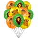 thumbnail image 4 of Decoraciones de cumpleaños de El Rey León de Disney, globo de látex de 12 pulgadas con diseño de Simba y El Rey León, globo de safari en la jungla para suministros para fiestas de baby shower, 4 of 5