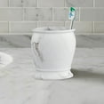 thumbnail image 2 of nu steel Compton Toothbrush Holder in Marble Patterned Resin RES854-4H, 2 of 5