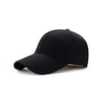 thumbnail image 3 of UK Men Women Solid Snapback Baseball Ball Cap Outdoor Sports Hats Adjustable Hat, 3 of 5