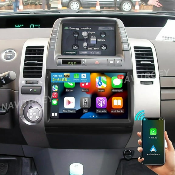 For 2003-2009 Toyota Prius Android 15 Car Radio GPS Navi BT Apple Carplay 2 64GB
