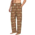 thumbnail image 6 of Gukieu Owl Mandala Print Men's Home Trousers, Elastic Drawstring Home Pajamas Clothing Suitable for Adult Men-X-Large, 6 of 6