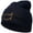 Navy, variant on United States Outline Map Embroidered Short Beanie - Navy OSFM