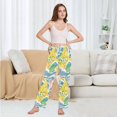 thumbnail image 6 of FORMRS Women's Pajama Pants with Pockets Soft Comfy Loungewear Sleep Bottom, Sizes S-2XL, Yellow Mountains, 6 of 8