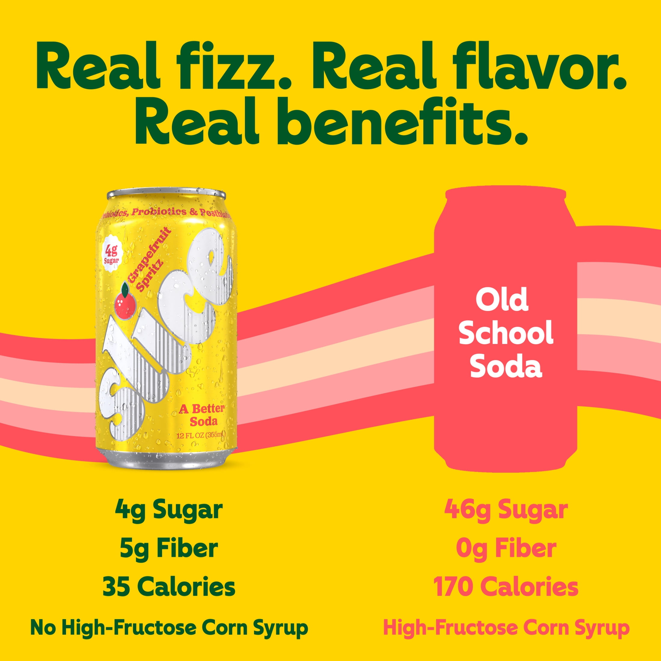 Slice Grapefruit Spritz Soda, 12 fl oz Can