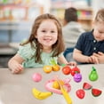 thumbnail image 3 of 12 Unids Cutting Pretend Toy Set Basic Skills Developed Food Cosplay Linda Educación para Cumpleaños Cumpleaños Fruta SM SunniMix Juego de corte, 3 of 7