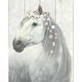 thumbnail image 4 of Gango Home Decor Shabby-Chic Spirit Stallion I & II on Wood Crop; Two 11x14in Art Prints in White Frames, 4 of 6