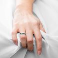 thumbnail image 4 of Rose Gold Diamond Ring Natural White Romantic Wedding Jewelry, 4 of 7
