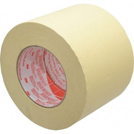 3M 4" Wide x 180' Long x 7.2 mil Thick Tan Masking Tape