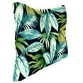 thumbnail image 6 of Jordan Manufacturing 24" x 24" Seneca Navy Leaves Square Tufted Outdoor Deep Seat Chair Back Cushion with Fabric Button (2 Pack), 6 of 10