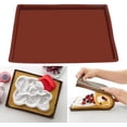 thumbnail image 4 of Manunclaims Baking Mat, Swisses Roll Cake Mat Flexible Non Stick Baking Tray Soft Silicone Cookies Mold, for Jellys Roll Pan Silicone Cookies Mold Bakeware, 4 of 8