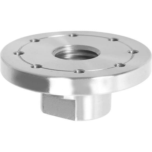 PET-U Lathe Faceplate 3 Inch Steel Wood Lathe Face Plate Fit for 1 Inch x 8 Tpi Spindle Lathe Processing (without Screwchuck）