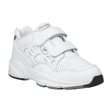 Women's Stability Walker Strap Sneakers White Leather Polyurethane EVA Rubber 13