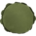 thumbnail image 3 of Fennco Styles Eva's Flower Garden Decorative Throw Pillow with Insert - 13 inches Round (Kiwi, 13" Case+Insert), 3 of 8