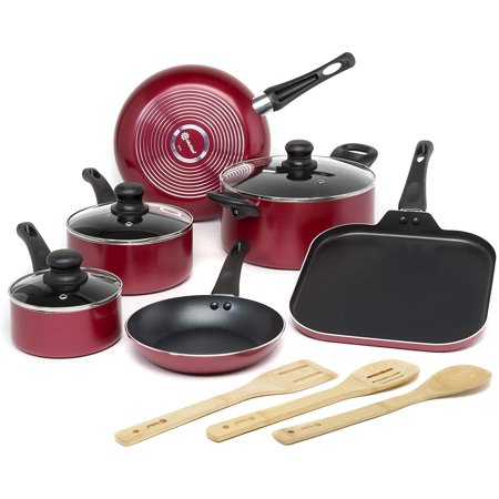UPC 000019271583 product image for Ecolution Easy Clean Non-Stick Cookware  Dishwasher Safe Pots and Pans Set  12 P | upcitemdb.com