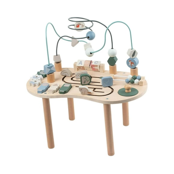 Siruishop Activity Table Early Learning Activity Center for Boys Girls Infant Children, Activity Table for Toddlers 1-3