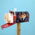thumbnail image 4 of Lsque Colorful Wolf Head Mailbox Cover Standard Size ,Magnetic Mailbox Covers Post Wraps Letter Box Cover -25.5x21 in, 4 of 9