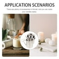 thumbnail image 4 of KAKOWELY 1 Set Scented Candle Making Tools Creative Wax Melting Cup Candle Making Kit,5.31"X5.31"X3.74", 4 of 5