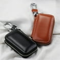 thumbnail image 4 of Binglerxi Leather Key Bag Without Zipper - Hanging Waist Key Holder for Car Keys & Accessories, 4 of 9