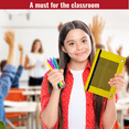 thumbnail image 3 of Schoolio Yellow Pencil Case for Kids Zipper Pencil Pouch for 3 Ring Binder, 3 of 6