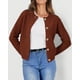 thumbnail image 3 of Suéter PRETTYGARDEN Cardigan de Punto para Mujer con Botones - Talle L, 3 of 6