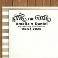 thumbnail image 2 of Personalized Self Inking Monogram Stamp Custom Signature Logo Stamper Proposal Gift Idea-S8, 2 of 5