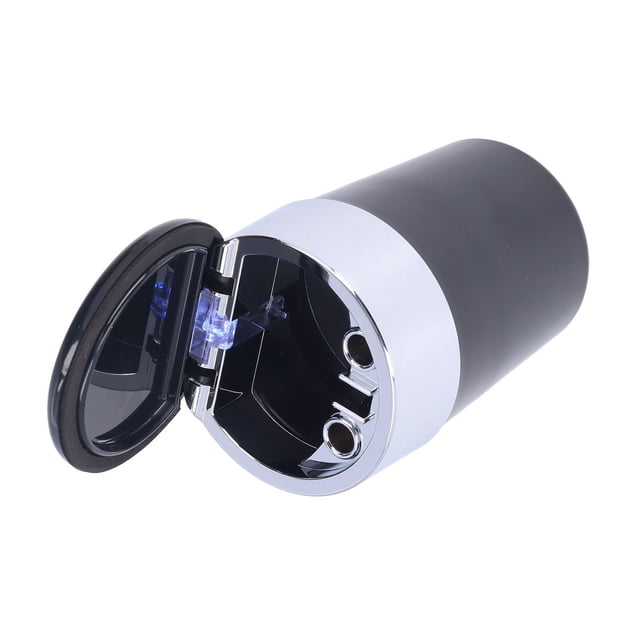 Cenicero De Coche, Cenicero LED Multifuncional Ignífugo De Plástico Sin Humo Con Doble Orificio De Humo Para Oficina Para El Hogar ANGGREK Otros