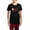 With Red Plaid Pant, variant on CafePress - Ninja In Training Women's Dark Pajamas - Women's Short Sleeve Print T-Shirt and Pants Dark Cotton Pajama Set