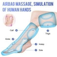 thumbnail image 3 of Unbranded Leg Massager for Circulation, Foot and Calf Massager Machine Thigh Massage Wraps Muscle Pain Relief, Grey, 3 of 7