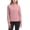Nostalgia Rose, variant on Jockey Women's Satin Stitch Yoga Jacket, Full Zip, with Thumbholes, Nostalgia Rose, Medium