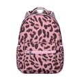 thumbnail image 1 of Fashion Leopard Students Backpack Animal Print with Dynamic Spots and Cheetah Pattern Trendy School Bag, 1 of 5