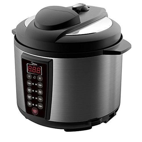 Midea MYWCS603 6 Quart Electric Pressure Cooker, Black