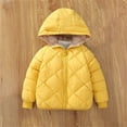 thumbnail image 2 of Coerni Baby Girls Boys Thickend Winter Coat Toddler Long Sleeves Padded Puffer Jacket Fleece Zipper Hooded with Pockets, 2 of 9
