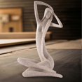 thumbnail image 1 of Modern Style Sexy Beauty Figure Miniature Statue Long-haired Woman Lady Girl Interior Home Decoration Accessories Sculpture, 1 of 5