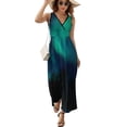 thumbnail image 3 of Northern Light Sleeveless Dress long dress women Summer dresses for women, 3 of 7
