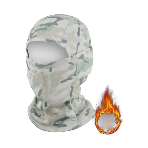 AoVoTo Winter Warm Windproof Camo Balaclava Face Mask for Men, Cold Weather Tactical Ski Mask for Hunting, Skiing, Motorcycling