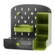 thumbnail image 1 of Organizador de tablero de clavija de escritorio con cajón, tarjetero de gran capacidad, portalápices con accesorios para niños, adultos, oficina, sala Negro, 1 of 7