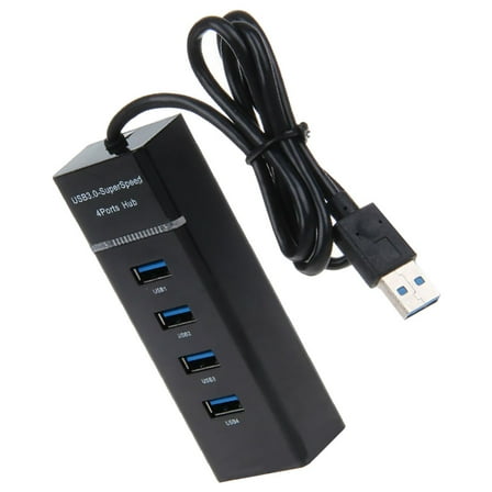 OFFIGAM Usb Hub Extension For Pc Desktop 4 Port Adapter 1Pack