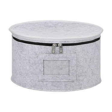 Darzheoy China Storage Containers, Containers for Organizing, Felt Plate Dividers, Moving Supplies, Storage Box, Dishes, Glasses Storage