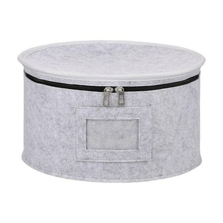 Beautynvta China Storage Containers, Quilted Tableware Storage Containers with Lid Hard Shell for Storing Dinner Plates, Salad Plates, Mugs