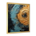 thumbnail image 4 of Designart "Swirl Vortex In The Desert Mirage" Abstract Spirals Picture Framed Wall Art Living Room, 4 of 5