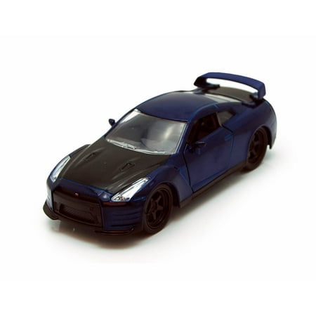 Fast & Furious 2009 Brian's Nissan GT-R Hard Top, Blue - JADA 97037 - 1/32 Scale Diecast Model Toy Car
