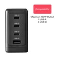 thumbnail image 4 of onn 140W 10W PD Laptop Charger with Fast Charge Power Delivery, 4 of 8