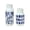 White, variant on Melrose Abstract Two-Tone Ceramic Vases - 10" - White and Blue - Set of 2