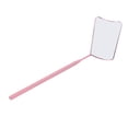 thumbnail image 2 of Stainless Steel Eyelash Mirror, Rounded Edges Easy Observation HD Mirror Fanshaped Eyelash Extension Mirror  For Woman For Home Pink, 2 of 8