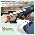 thumbnail image 4 of Labelife Compatible Label Tape Replacement for Dymo Letratag Labeling Refills 91330 10697 (S0721510) Black on White Self-Adhesive Paper Tape for LetraTag LT-100T LT-100H QX50, 1/2 Inch x 13 ft, 6 Pack, 4 of 5