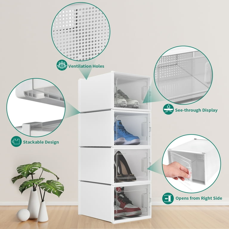 Walmart shoe storage containers sale